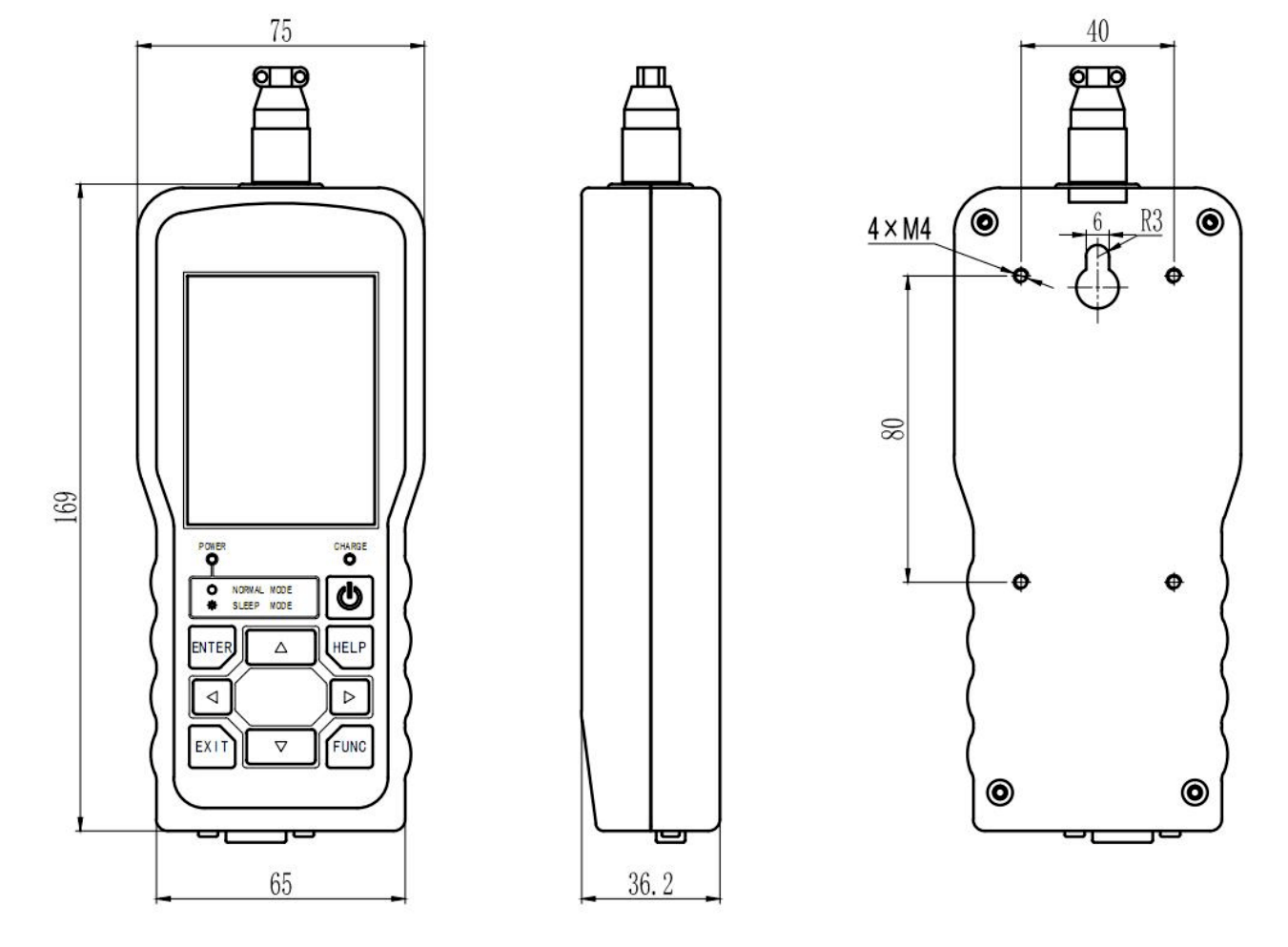 WCL-105尺寸圖 WCL-105尺寸圖