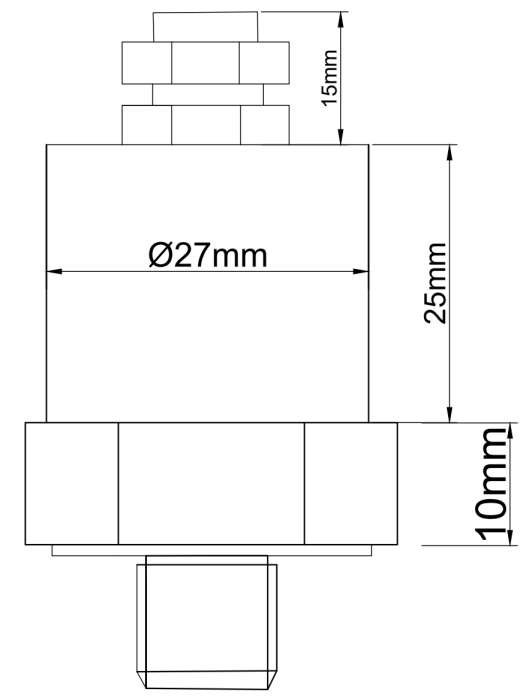 519壓力變送器尺寸圖 519壓力變送器尺寸圖